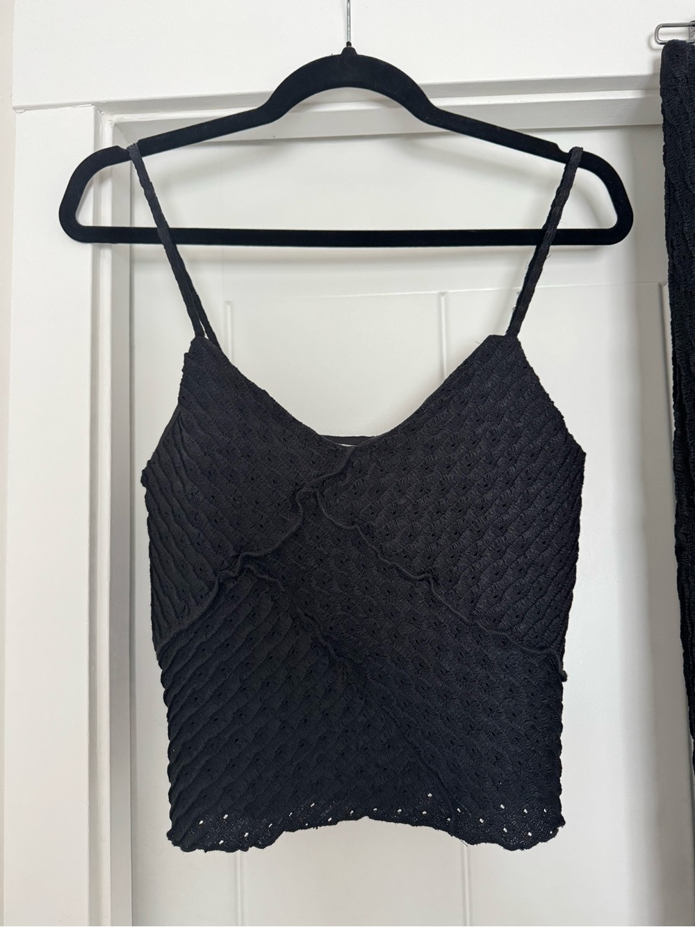 Women's Knit Skirt Set - Two-Piece Tank Top & Skirt - Picture 5 of 9